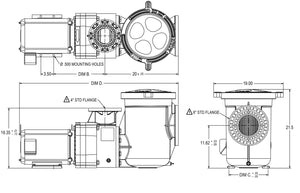 Pentair EQ Series® Commercial Plastic Pool Pump